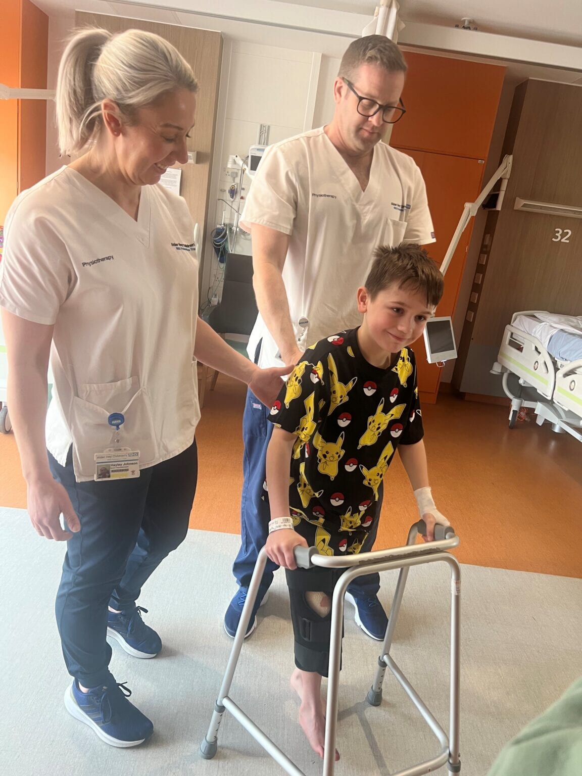 Alfie Phillips has fibular hemimelia, which affects fewer than one in 40,000 births and caused his right leg to not develop properly, leaving it more than an inch shorter than his left.