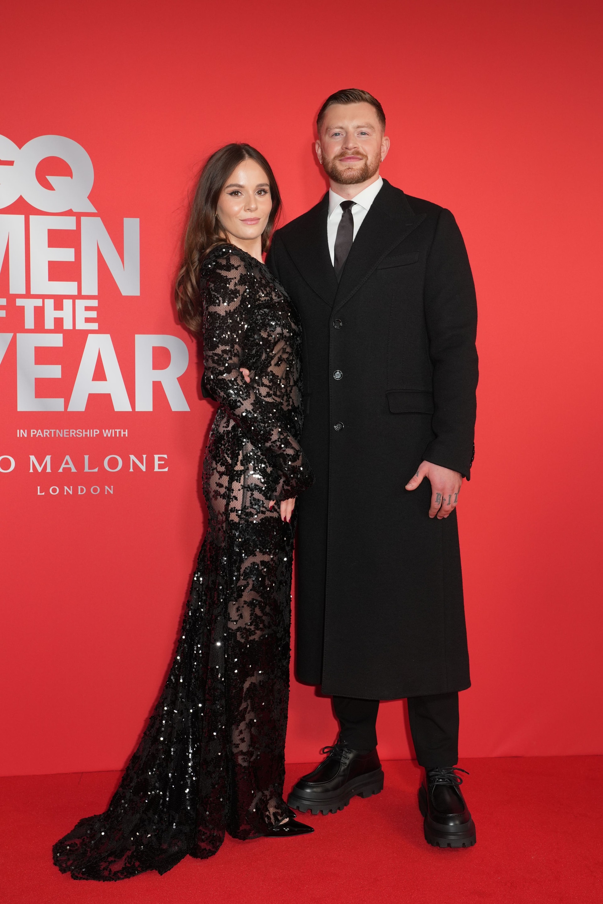 Holly Ramsay and Adam Peaty before they married in December (Lucy North/PA)