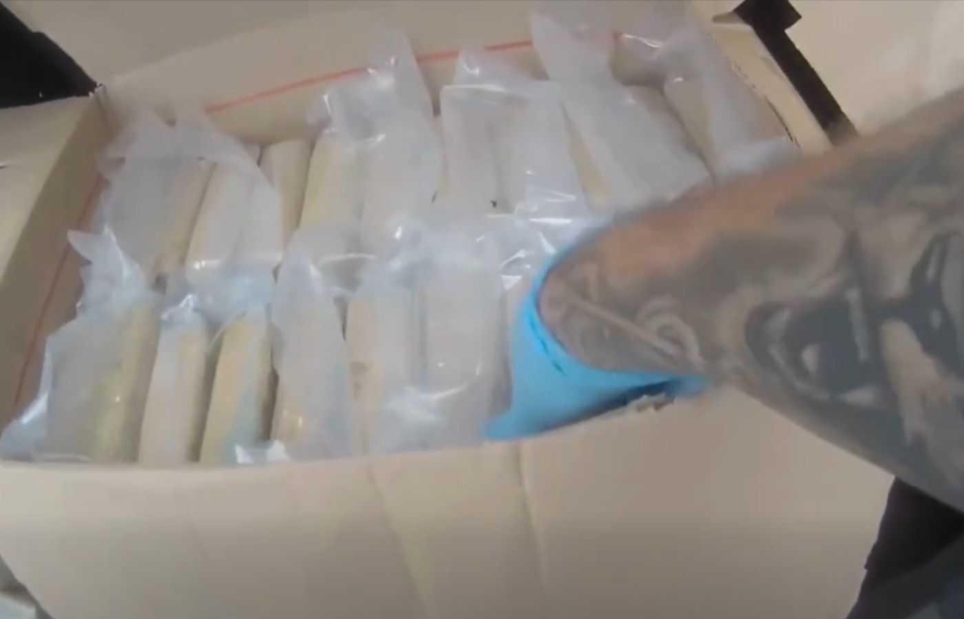 Drugs recovered in M6 car