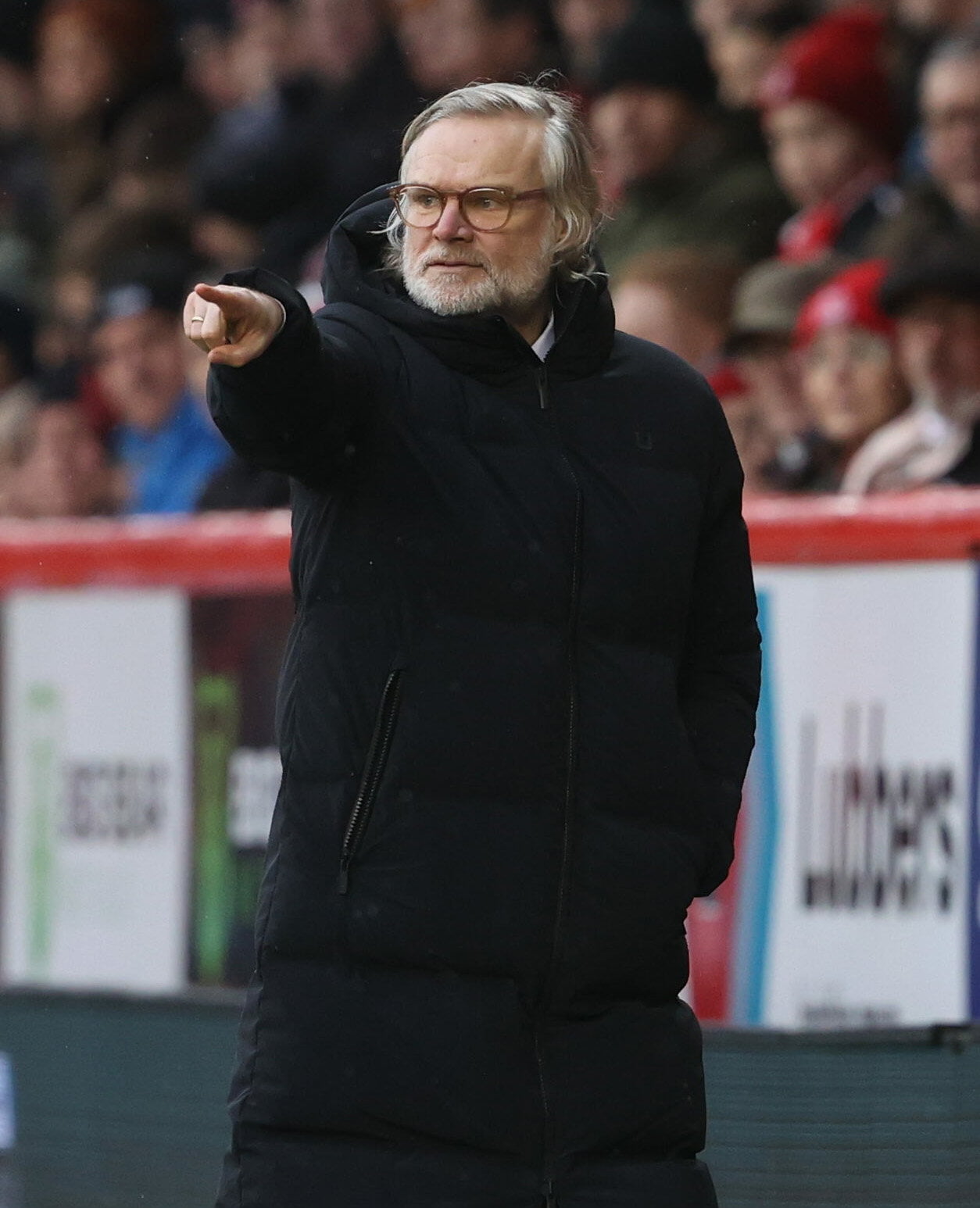 Dundee Manager Steven Pressley during a William Hill Premiership match between Aberdeen and Dundee at Pittodrie Stadium, on February 21.