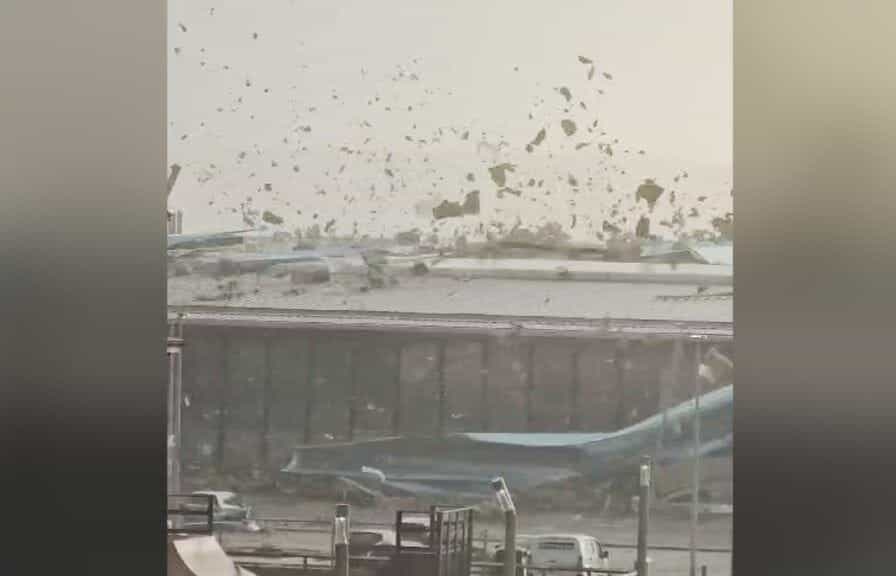 Mushrooms spotted growing inside storm-damaged Helensburgh Leisure Centre