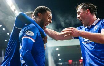 Everyone needs to stay humble, says Youssef Chermiti after hat-trick keeps Rangers in race