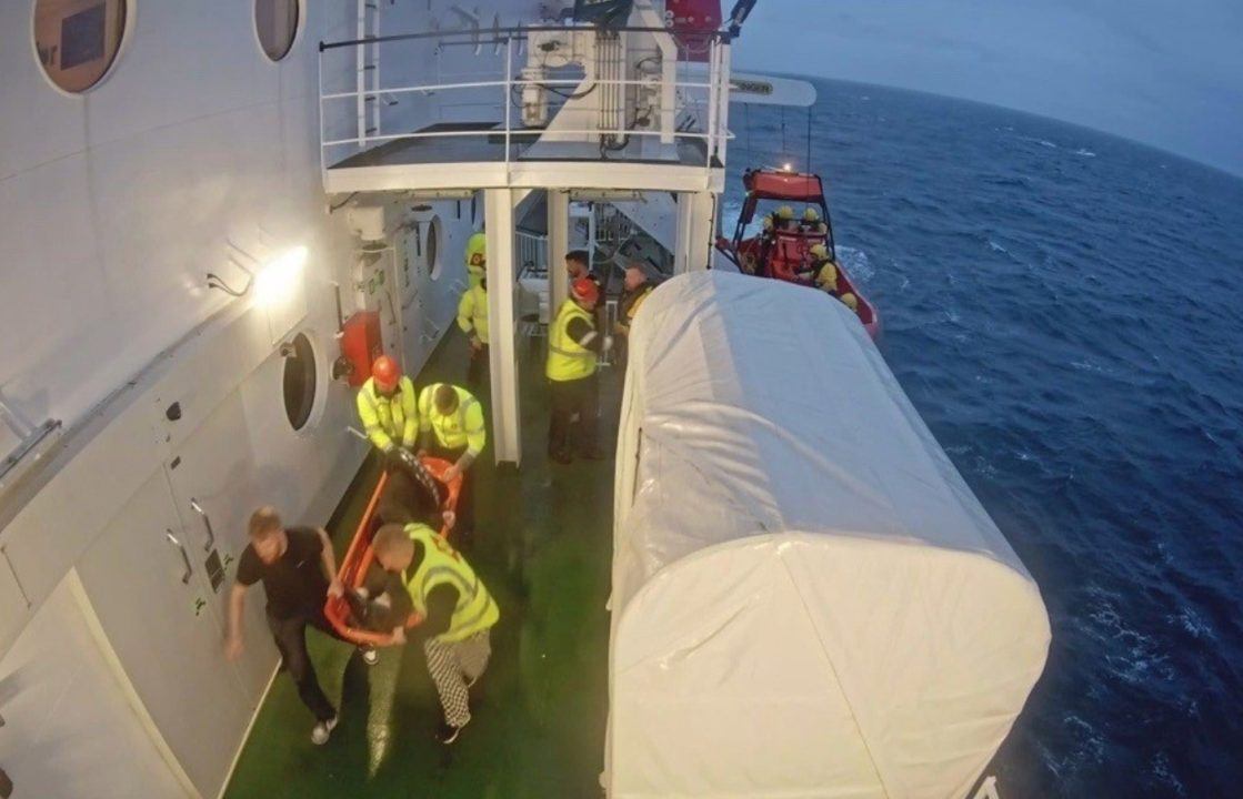New CalMac ferry in dramatic sea off Morocco rescue during maiden delivery voyage