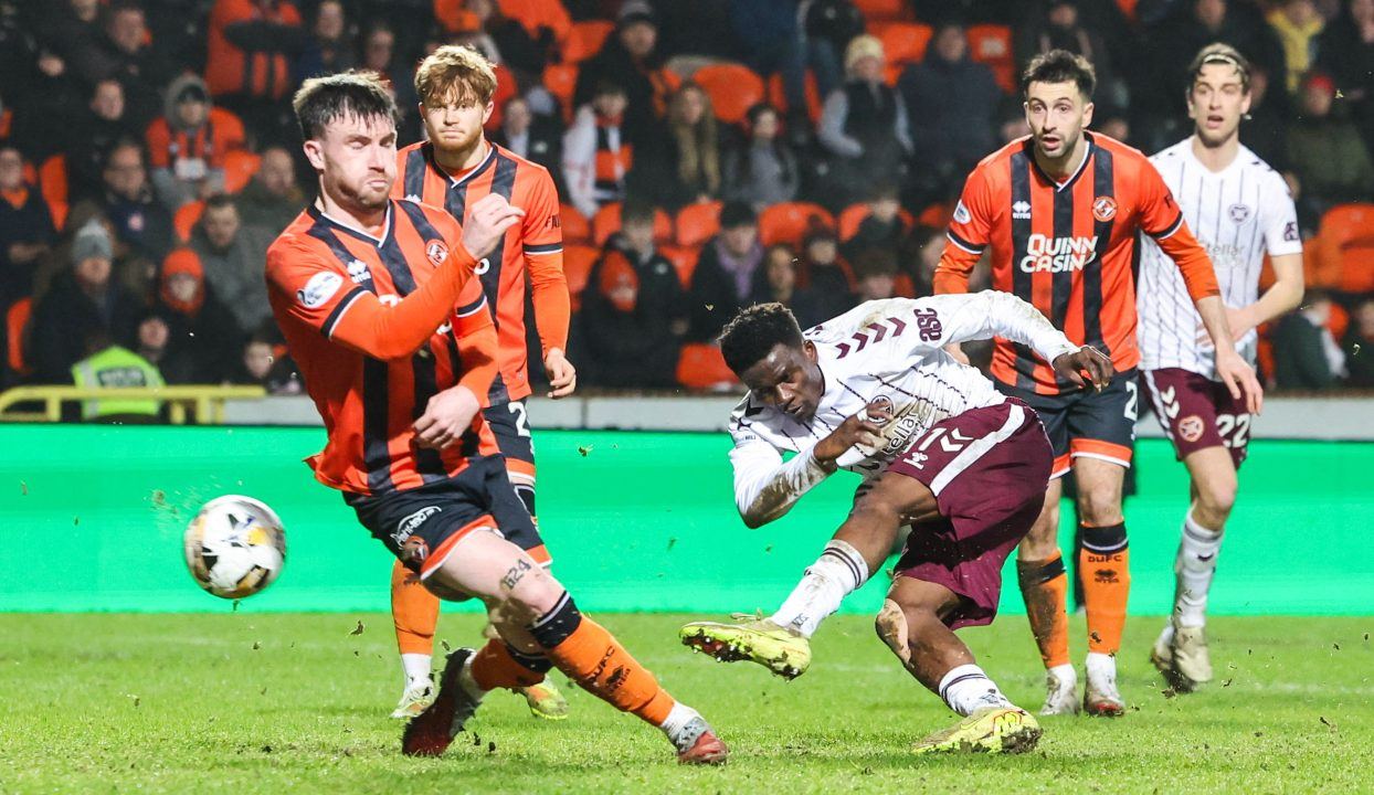 Derek McInnes lauds two-goal hero Landry Kabore after Hearts beat Dundee United
