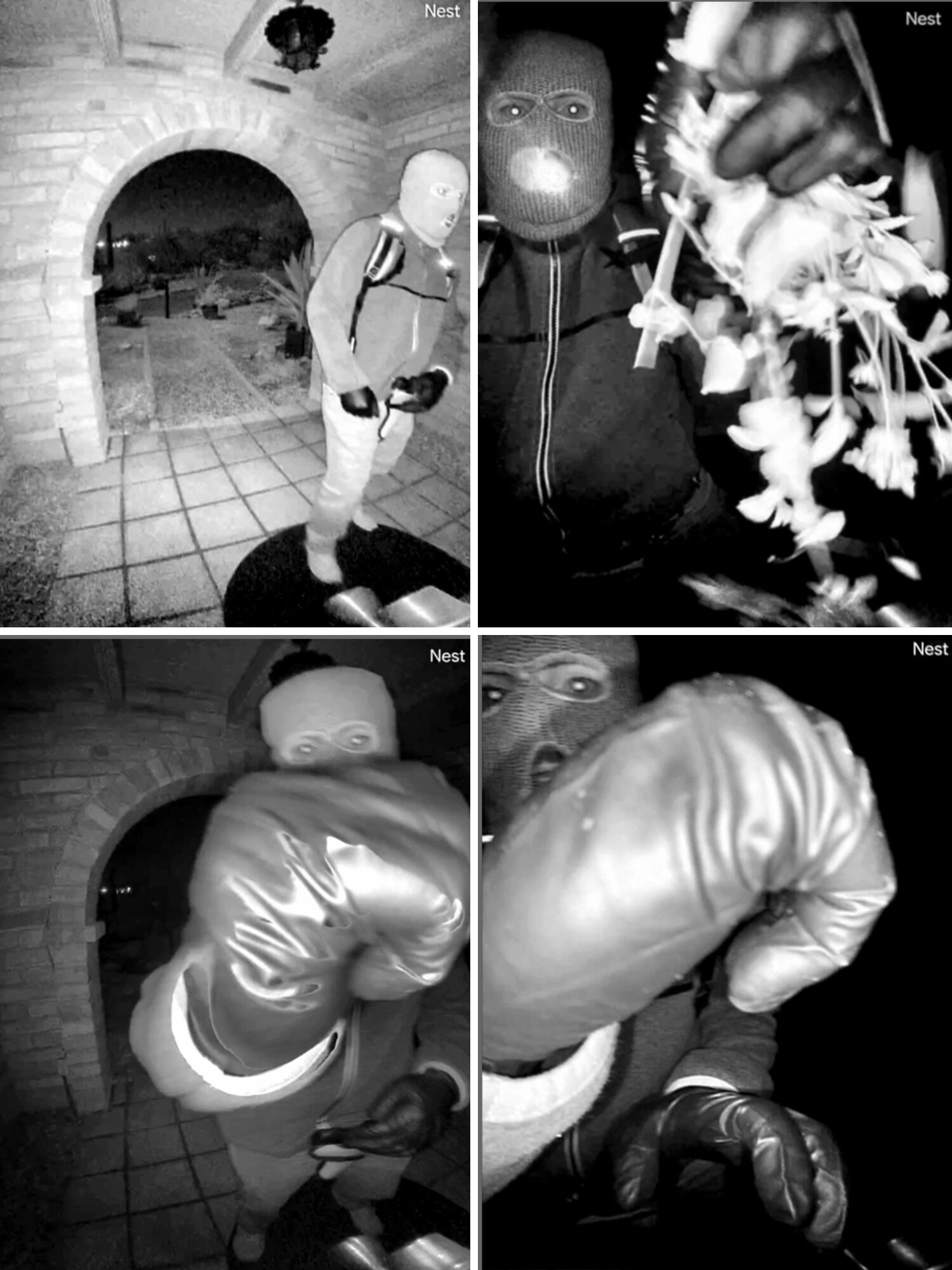 mages provided by the FBI show surveillance footage at the home of Nancy Guthrie the night she went missing in Tucson.