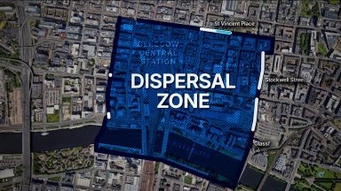 Glasgow city centre dispersal zone comes into force