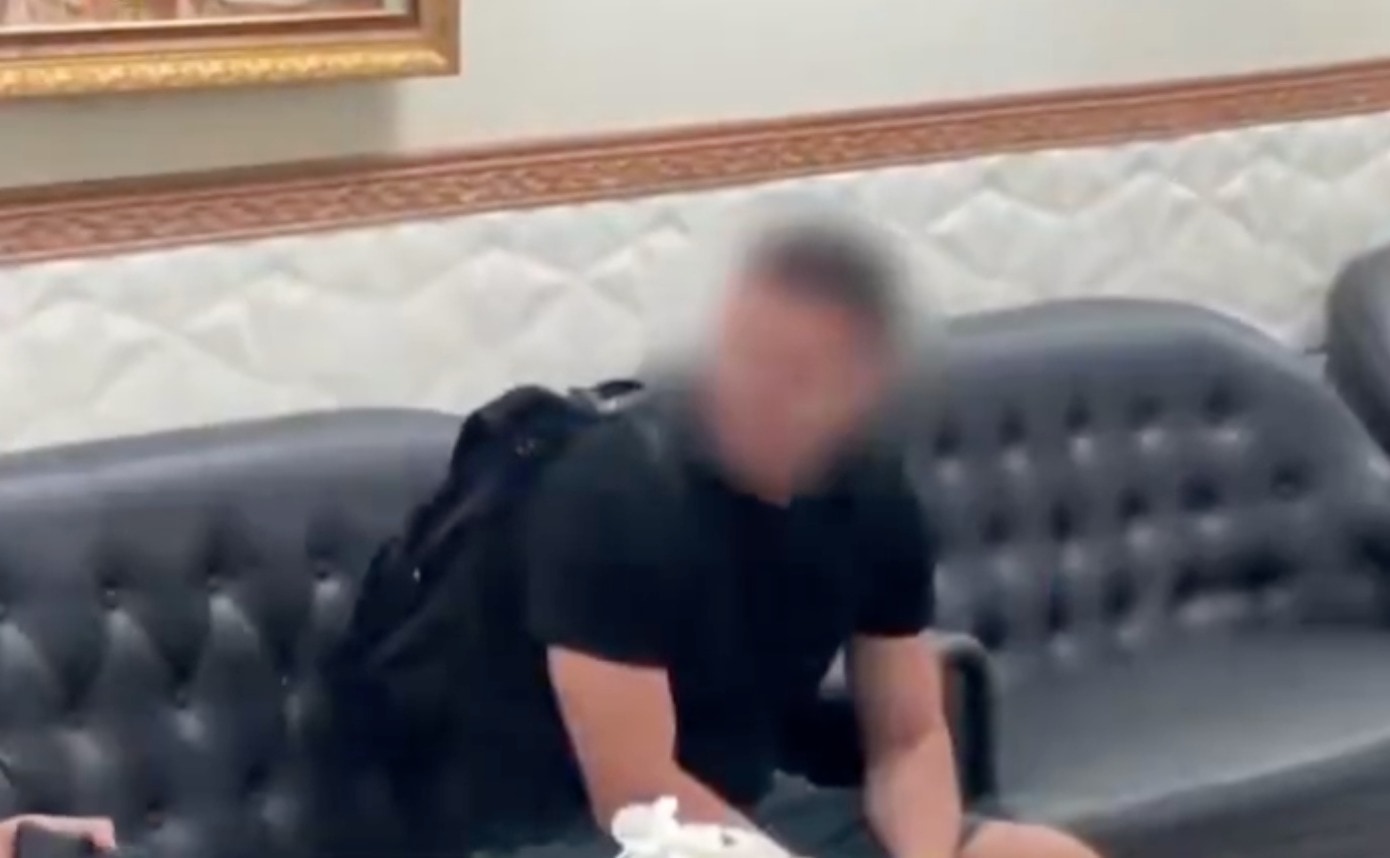 Lyons is currently being held at the airport's detention centre.