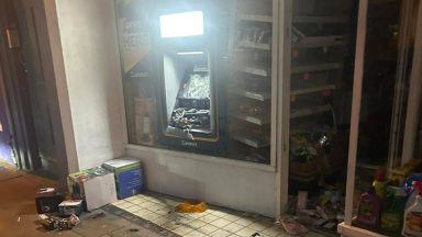 Manhunt launched after gang break into two Fife shops and attempt to steal ATM 