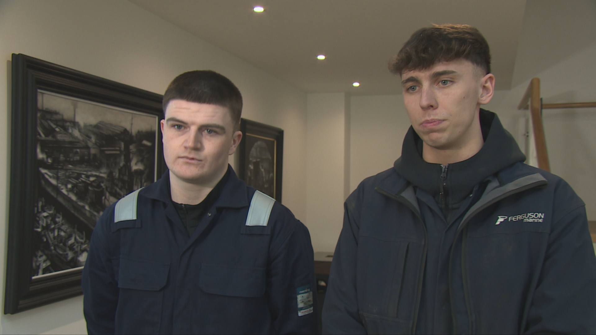 Welders at Ferguson Marine say news 'a huge sigh of relief'