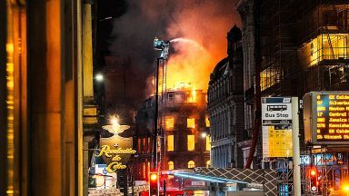 Children at risk of ‘cocktail of poisons’ caused by Glasgow city centre fire