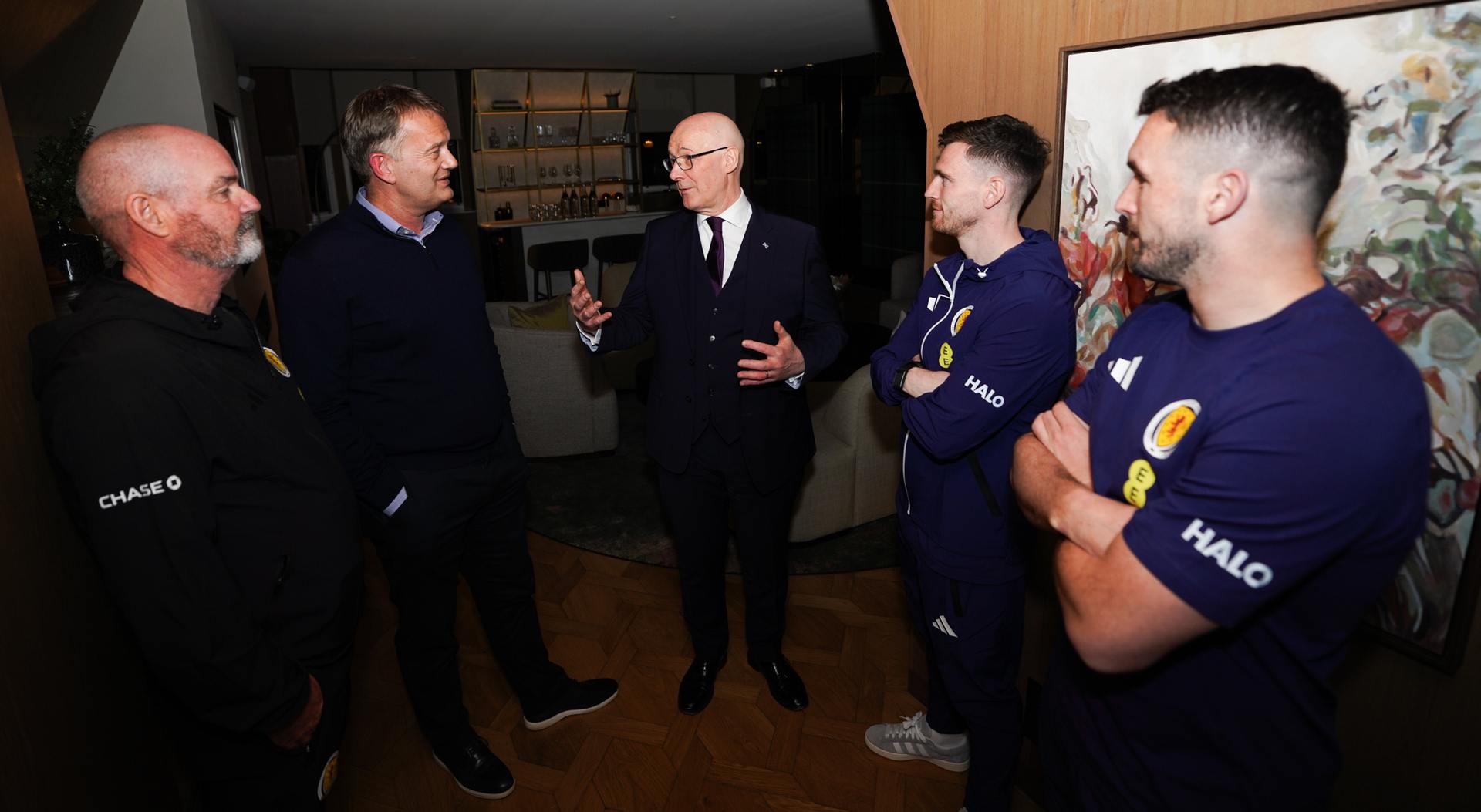 Swinney met with the national team.