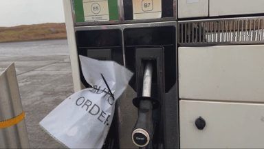 South Uist filling stations run out of petrol after strong winds hamper deliveries