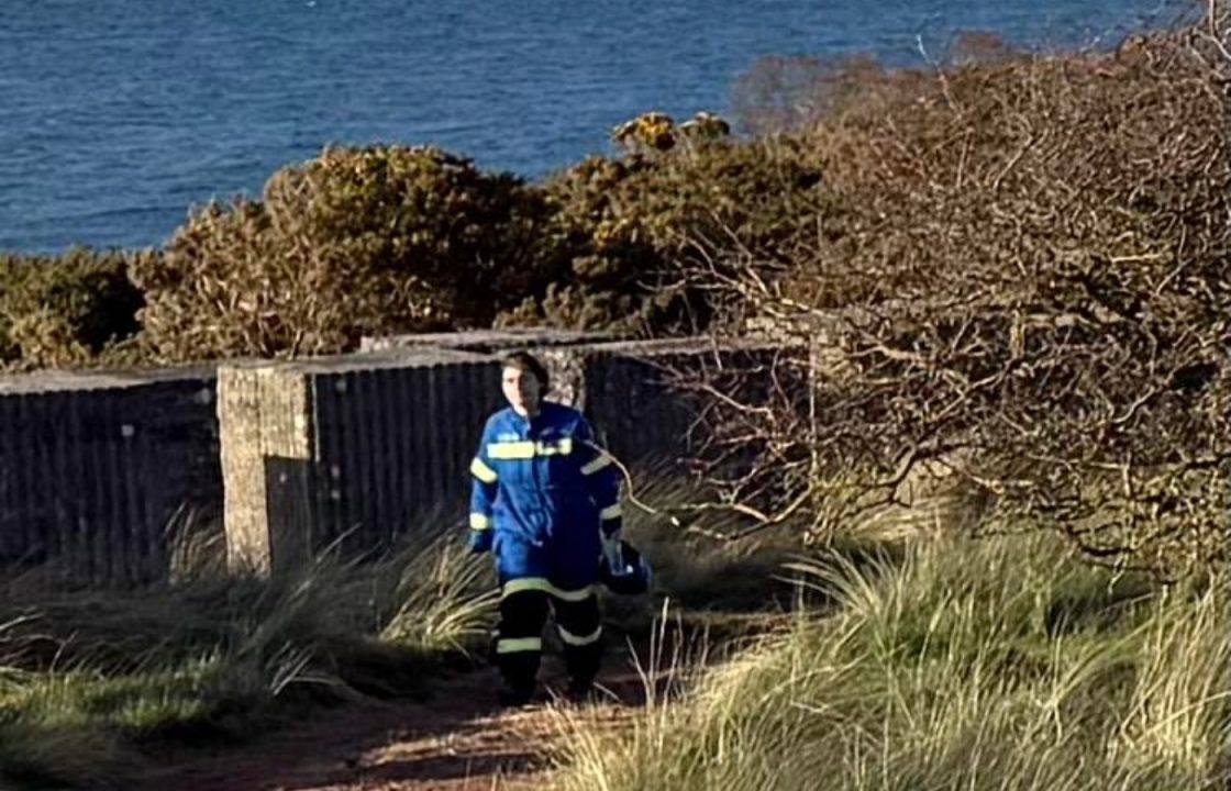 Man dies at East Lothian beauty spot after police and coastguard respond