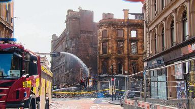 Remains of fire ravaged building in Glasgow city centre must be demolished