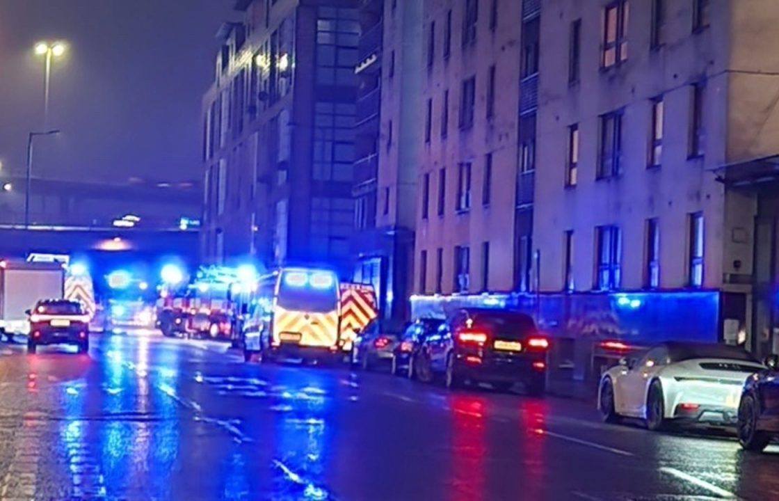 Firefighters called to blaze within Glasgow building
