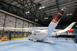 ‘Landmark day’: First-ever Loganair electric flight in Scotland completed