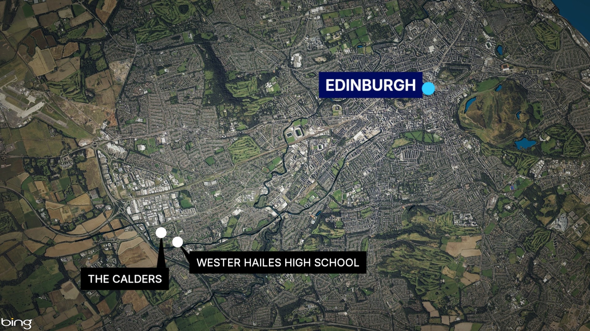 The Calders area of Edinburgh.