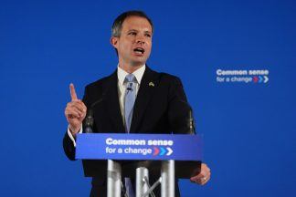 Red paint thrown on armed forces office as MP condemns ‘sickening’ vandalism 