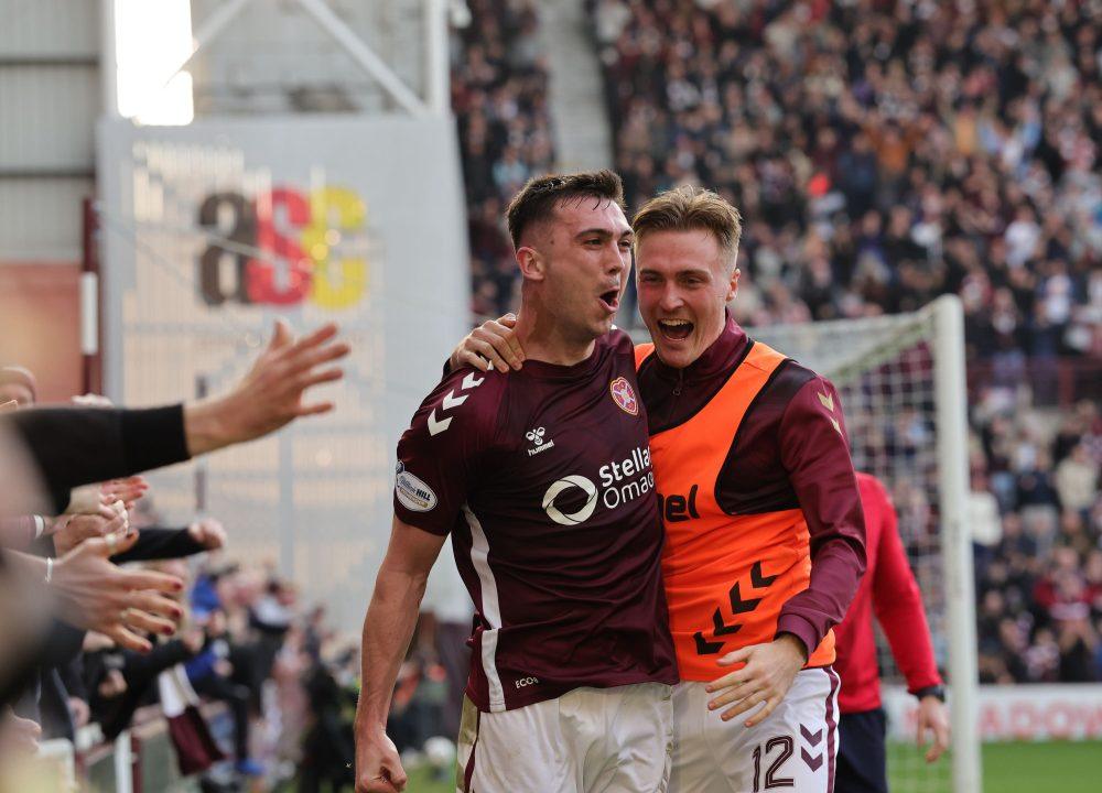 Hearts regain some control at the top of the table with win over Dundee