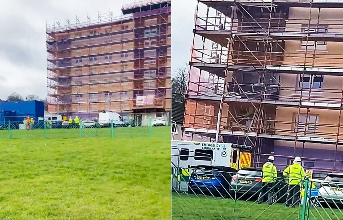 Kirkcaldy: Teen injured by scaffolding in Park View.