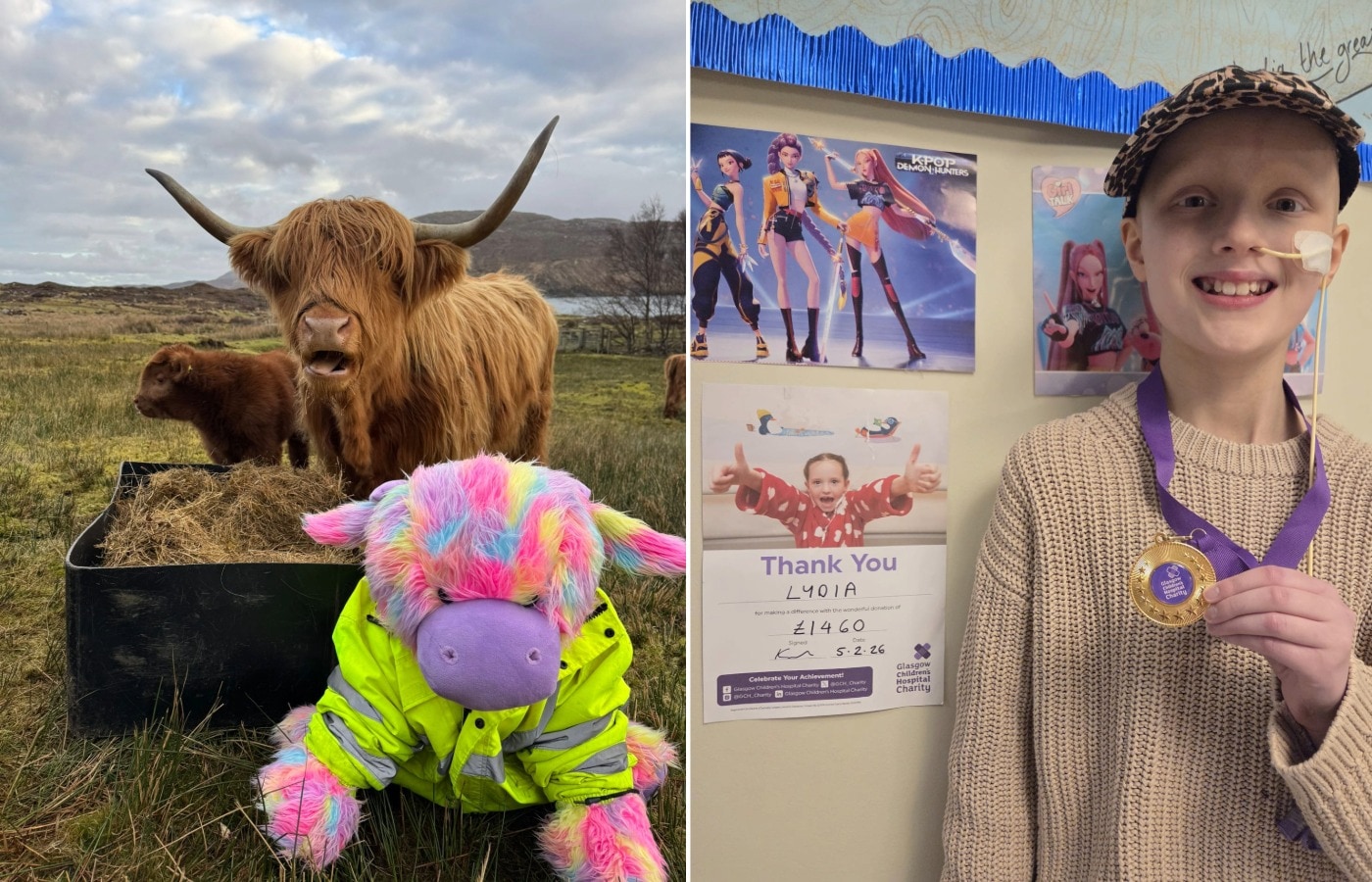 Lydia was diagnosed with a brain tumour after an eye test.