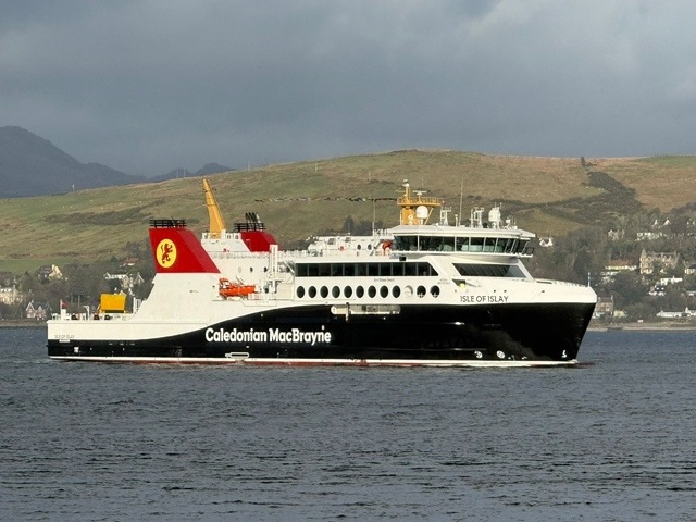 MV Isle of Islay set to arrive on island after sea trials