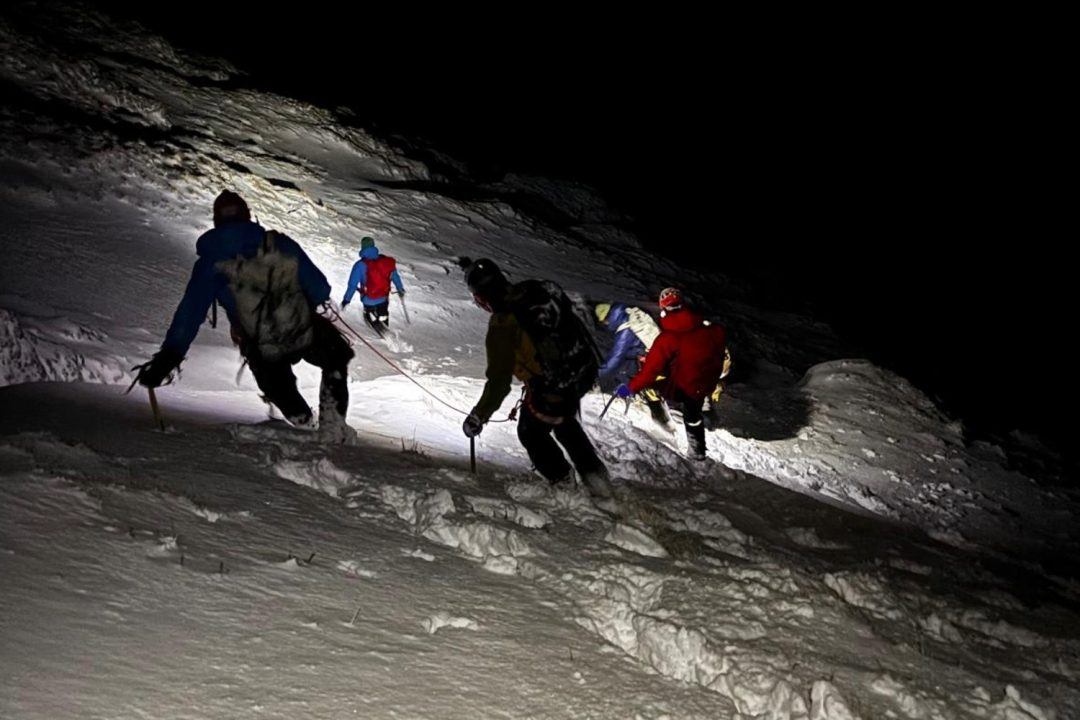 Mountain rescue launched after three climbers injured in severe weather