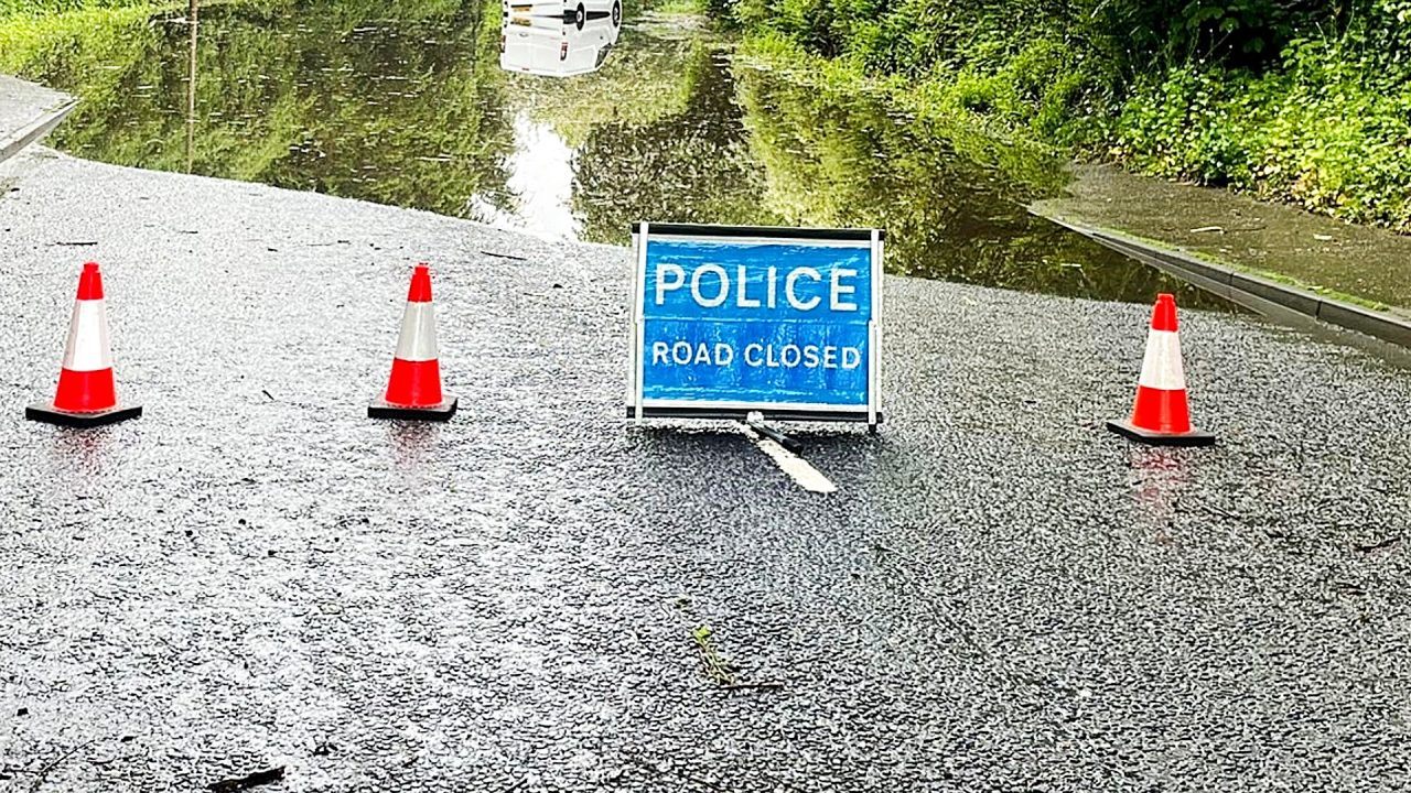 Homes in Stewarton evacuated after car crash causes possible gas leak