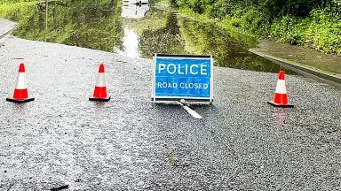 Homes in Stewarton evacuated after car crash causes possible gas leak