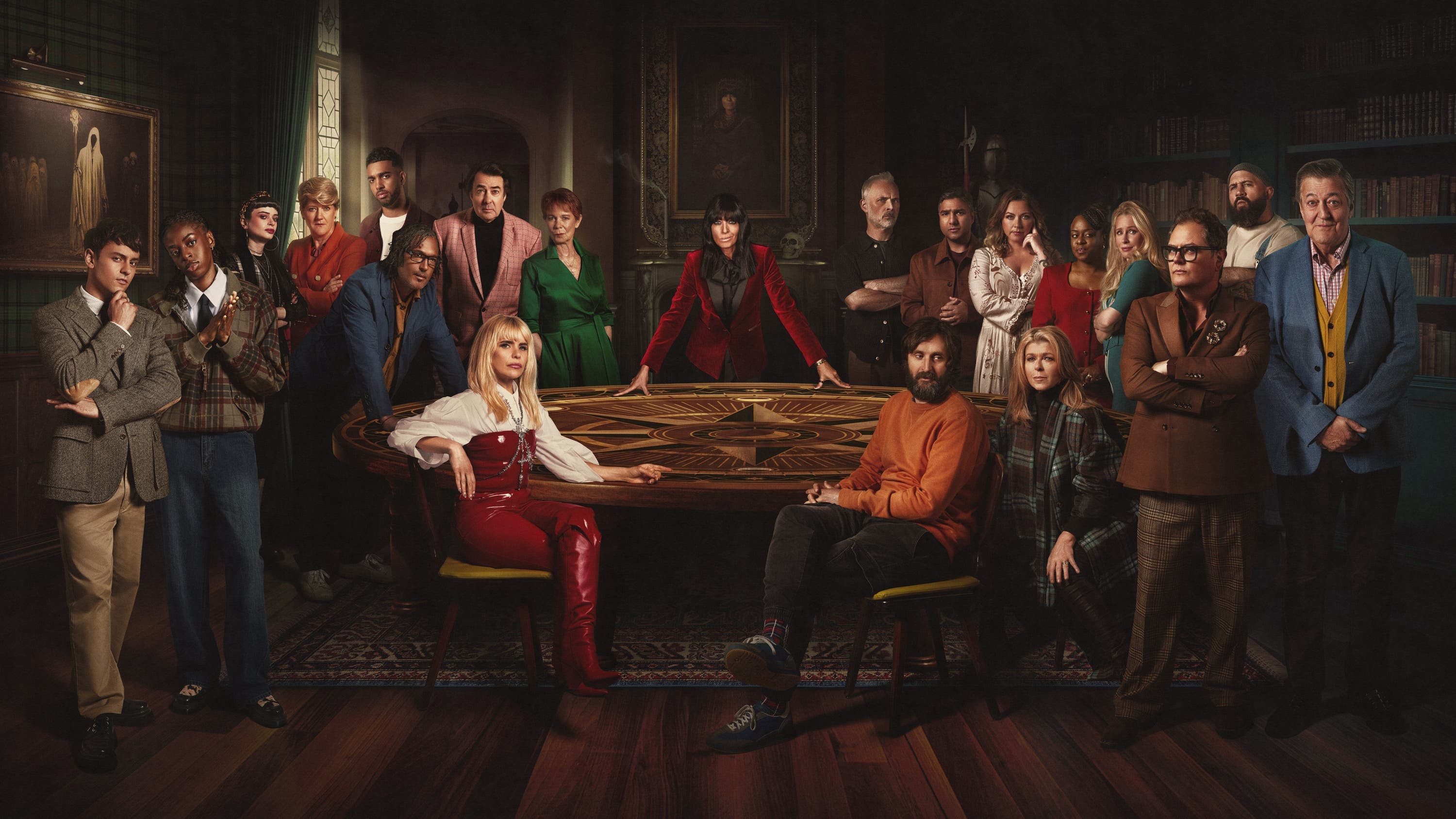 The cast of the first series of Celebrity Traitors