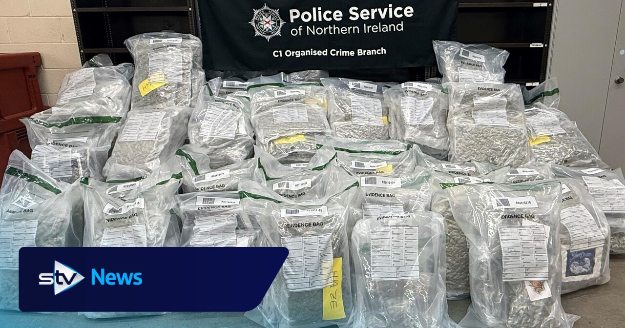 Lorry travelling from Scotland found carrying £4m of cannabis