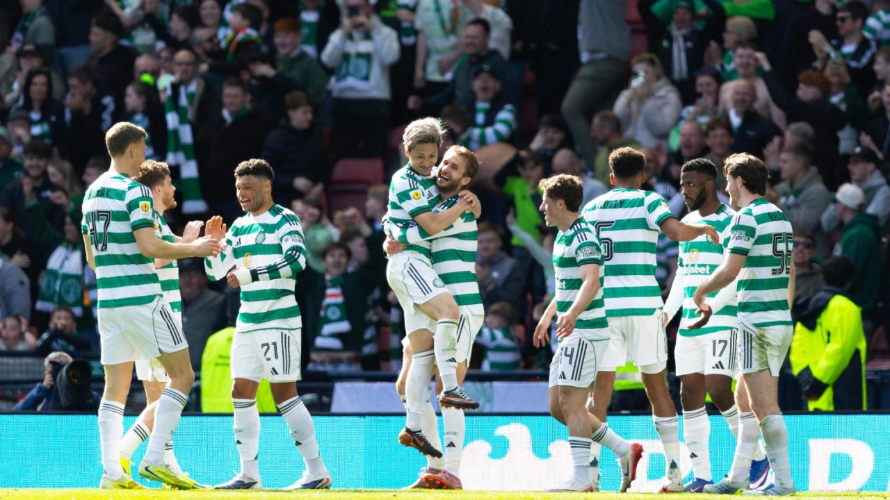 Celtic score four goals in six minutes of extra time to book Scottish Cup final place