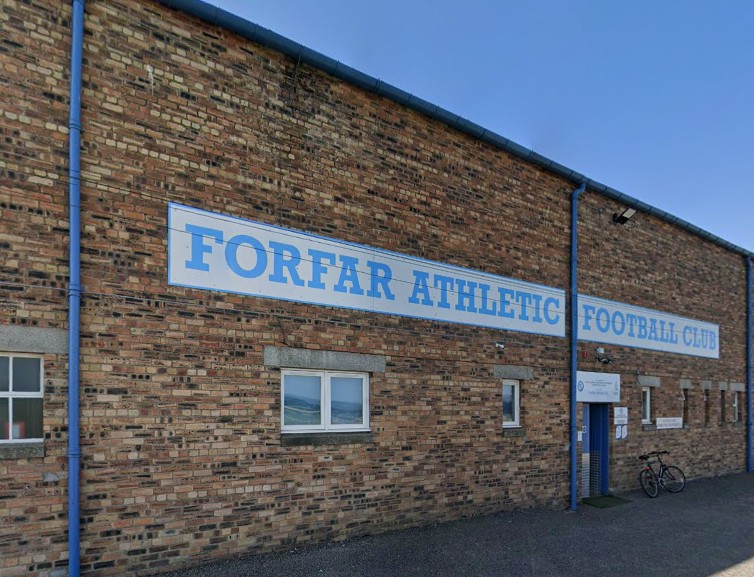 Two arrested after group of youths attacked football fans outside Forfar’s stadium