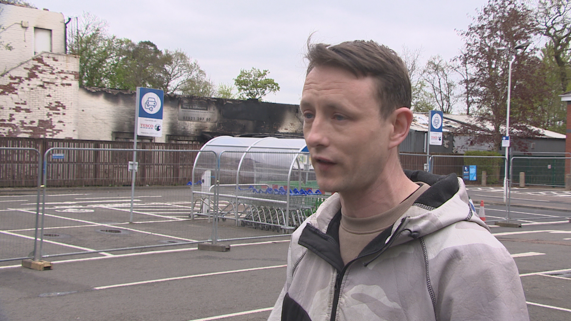 David Mills lost all his tools in the blaze