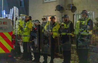 Paedophile removed from home and police attacked during ‘violent’ protest in Buckie