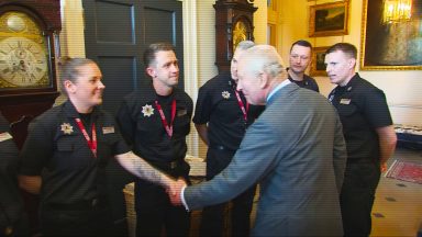Firefighters receive royal recognition after battling Union Street fire