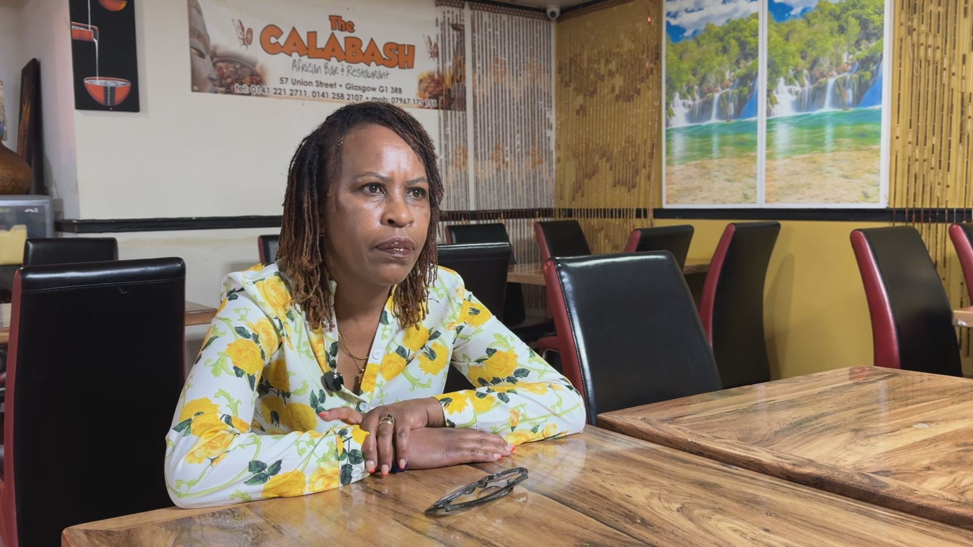 Restaurant owner Elizabeth Ndungu.