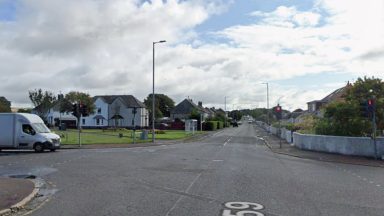 Two officers in hospital after crash between police van and Range Rover in Troon