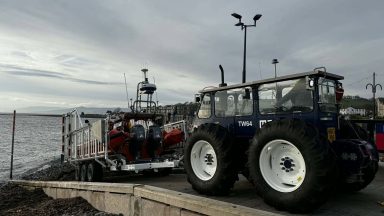 Mum rescued after drifting out to sea while paddleboarding with teens near Seamill