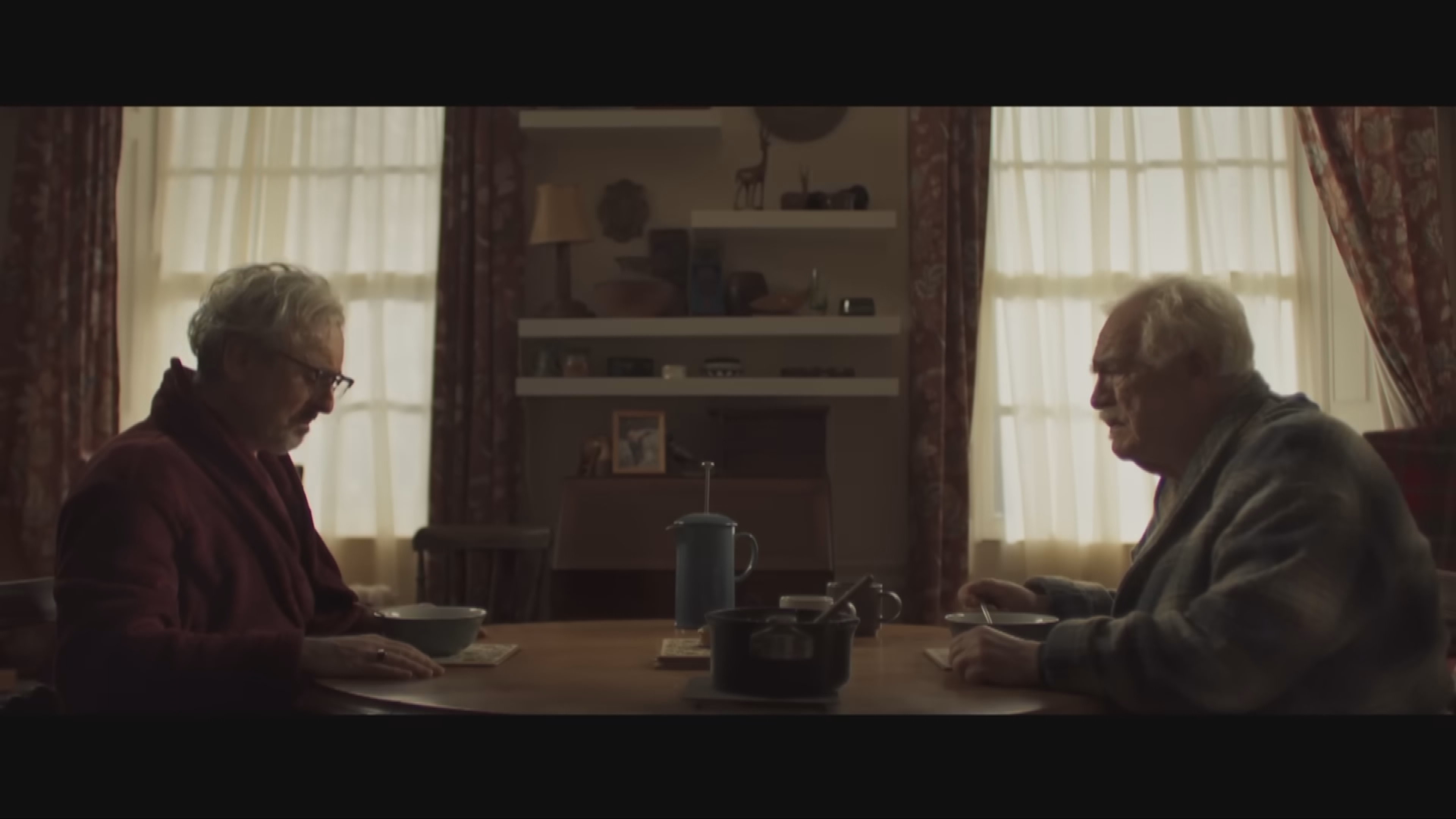 Brian Cox and Alan Cumming star as brothers Sandy and Donal Nairn in Glenrothan