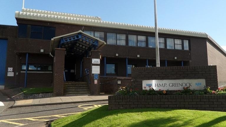 Transgender prisoner charged with sex assault at HMP Greenock