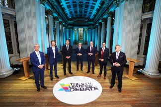Political leaders engage in fiery final STV debate