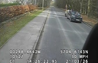 Search for driver towing trailer who hit vehicle stopped at traffic lights