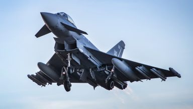 RAF Lossiemouth fighter jet declares mid-air emergency over North Sea