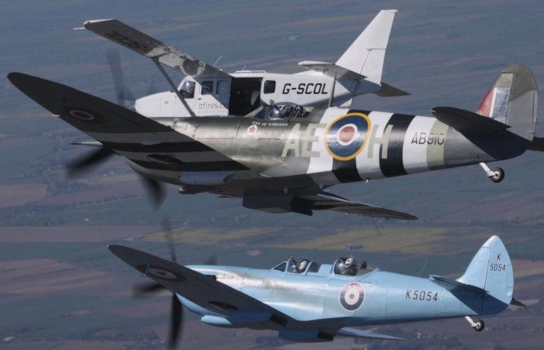 Spitfire lands at Prestwick airport as UK marks 90 years since historic ...