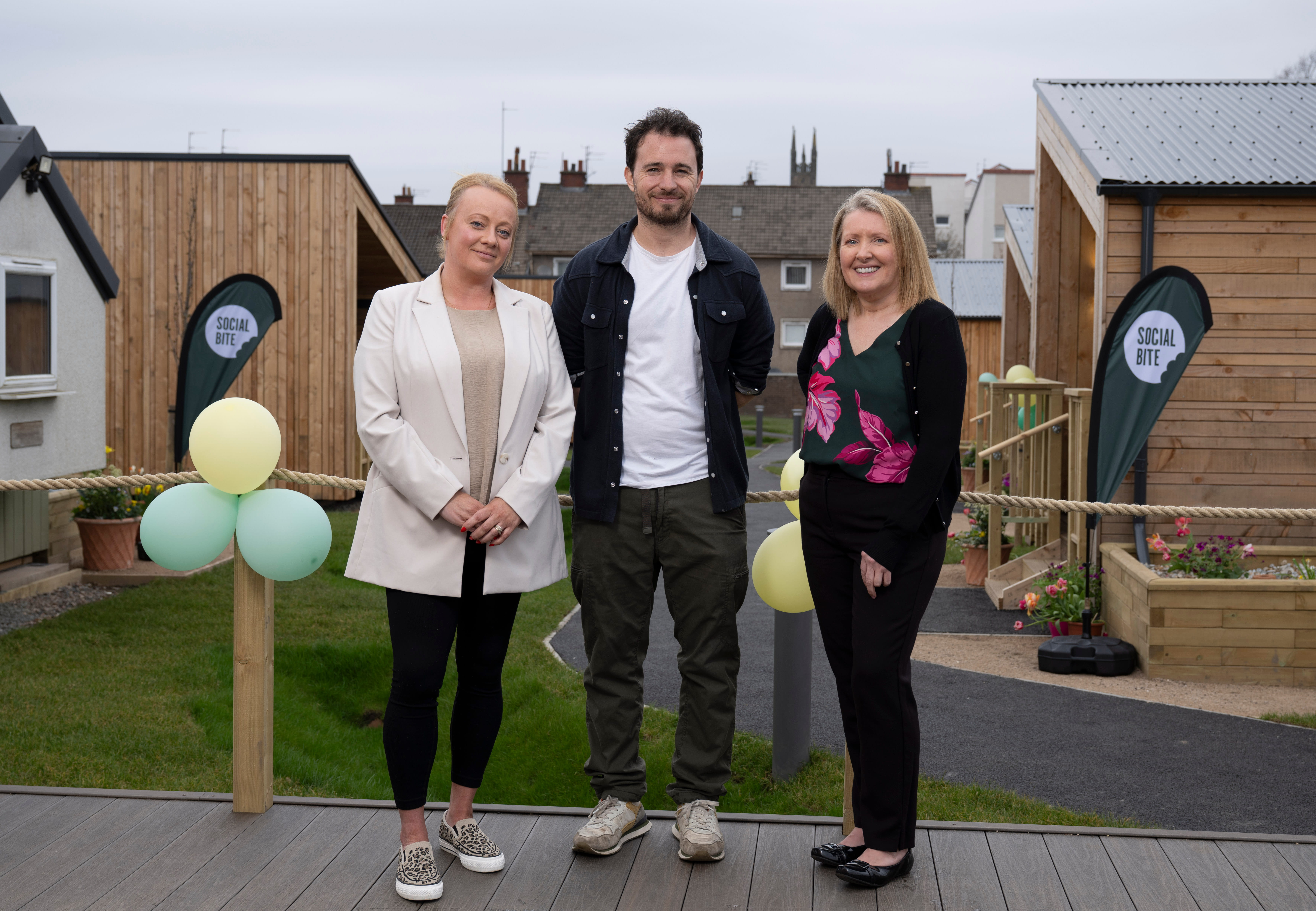 Scotland’s newest homelessness Village by Social Bite in partnership with South Lanarkshire Council has officially opened.