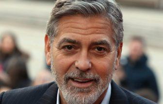 George Clooney joins Bob Geldof to visit homeless charity’s prototype village