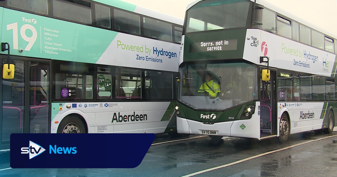 Failed fleet of hydrogen buses in Aberdeen cost almost £14m as council moves towards electric vehicles