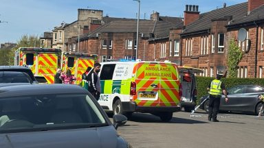 Two Glasgow schoolboys in hospital after ‘group throw fireworks at each other’