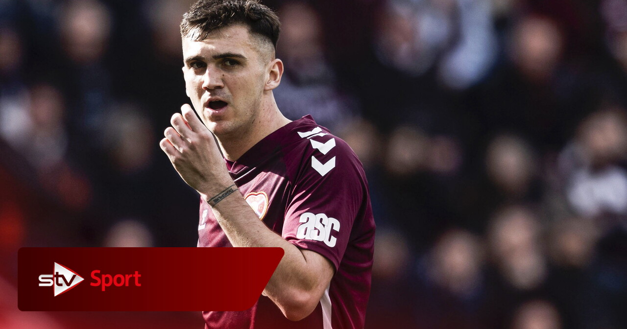 Hearts’ Oisin McEntee sidelined for remainder of season